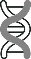 DNA-Strang-Vektor-Symbol vektor