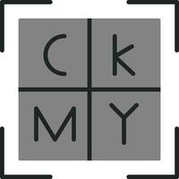 cmyk-Vektorsymbol vektor