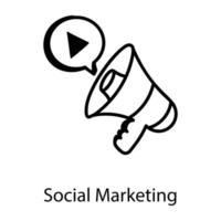 Social-Video-Marketing vektor