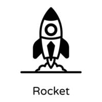 Rakete und Rakete vektor