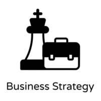 Geschäftsstrategie und -schema vektor