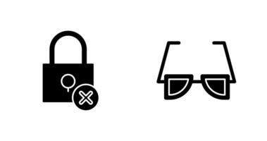 unsicher und Sonnenbrille Symbol vektor