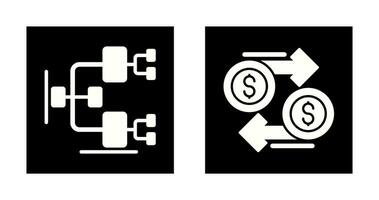 Diagramm und Dollar Symbol vektor