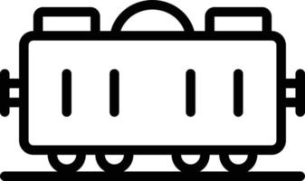 Liniensymbol für Güterzug vektor