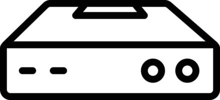 Liniensymbol für Netdisk vektor