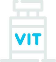 Vitamin kreatives Icon-Design vektor