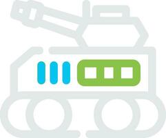 Tank kreatives Icon-Design vektor