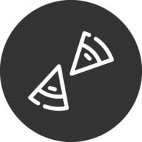 Pizza kreatives Icon-Design vektor