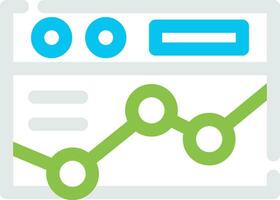 Netz Analytik kreativ Symbol Design vektor