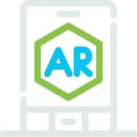 ar App kreativ Symbol Design vektor