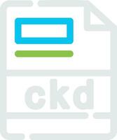 ckd kreativ Symbol Design vektor