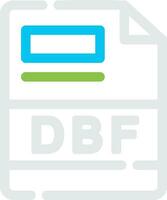 dbf kreativ Symbol Design vektor