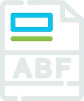 abf kreativ ikon design vektor