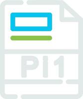 pi1 kreativ Symbol Design vektor