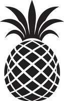 stilvoll tropisch Symbol Design modern Ananas Silhouette vektor