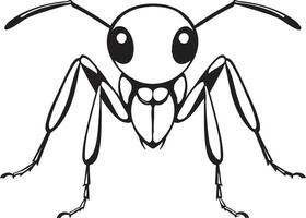 strömlinjeformat förträfflighet svart myra vektor logotyp svart vektor myra logotyp en mark av åtskillnad och kvalitet