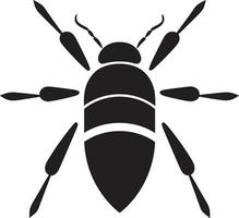 graciös myra symbol svart vektor logotyp artisteri majestätisk svart myra emblem ikoniska vektor design