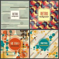 Gammal retro vintage stil design mall vektor