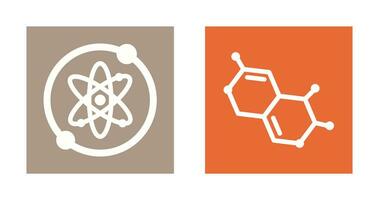 Proton und Molekül Symbol vektor