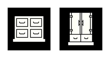 Kabinett und Geschäft Symbol vektor