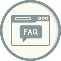 FAQ-Vektorsymbol vektor