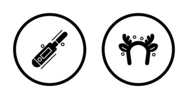 Thermometer und Stirnband Symbol vektor