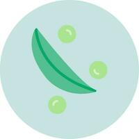 Grün Erbsen Vektor Symbol