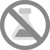 Nein chemisch Vektor Symbol