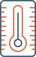 Thermometer-Vektor-Symbol vektor