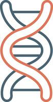 DNA-Strang-Vektor-Symbol vektor