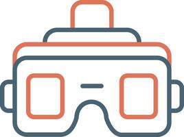 VR-Brille-Vektorsymbol vektor