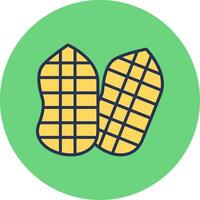 Erdnüsse Vektor Symbol
