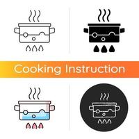 Kochen zum Kochen Symbol vektor