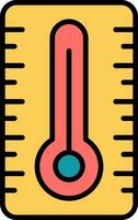 Thermometer-Vektor-Symbol vektor