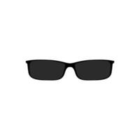 glasögon ikon enkel design i vit bakgrund vektor