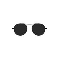 Brille Symbol einfach Design im Weiß Hintergrund vektor