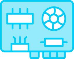 Motherboard-Vektorsymbol vektor
