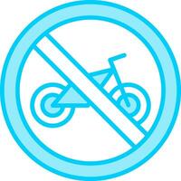 Nein Fahrrad Vektor Symbol