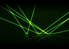 grön neon laser rader teknologi modern bakgrund vektor