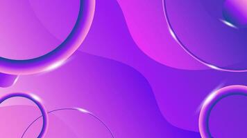 färgrik geometrisk lila lutning bakgrund, vätska dynamisk element grafisk, trogen strömma layout vektor