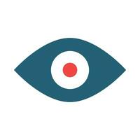 Auge Vektor Glyphe zwei Farbe Symbol zum persönlich und kommerziell verwenden.