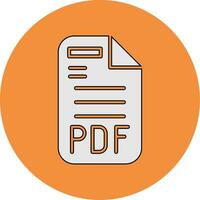 Pdf-Vektorsymbol vektor