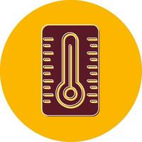 Thermometer-Vektor-Symbol vektor