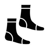 Socke Vektor Glyphe Symbol zum persönlich und kommerziell verwenden.