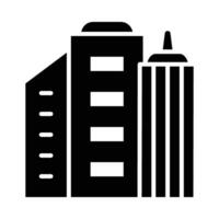 stad vektor glyf ikon för personlig och kommersiell använda sig av.