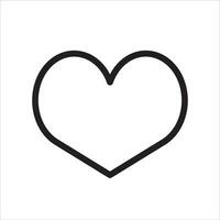 hjärta ikon vektor illustration symbol