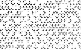 hellsilber, grauer Vektorhintergrund mit Linien, Dreiecken. vektor