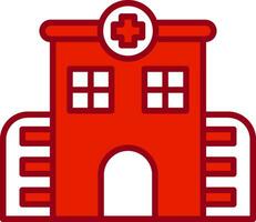 Krankenhaus-Vektor-Symbol vektor