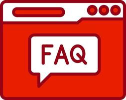 FAQ-Vektorsymbol vektor