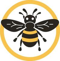 königlich Honig Bienenstock Heraldik Honig Biene Majestät Kennzeichen vektor